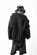 画像をギャラリービューアに読み込む, A.F ARTEFACT COVERALL BLOUSON / CORDUROY &amp; QUILTING PADDED (BLACK)