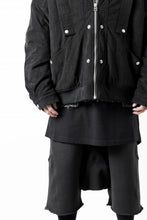 Load image into Gallery viewer, A.F ARTEFACT COVERALL BLOUSON / CORDUROY &amp; QUILTING PADDED (BLACK)