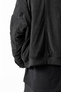 Load image into Gallery viewer, A.F ARTEFACT COVERALL BLOUSON / CORDUROY &amp; QUILTING PADDED (BLACK)