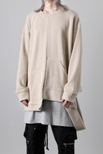 画像をギャラリービューアに読み込む, A.F ARTEFACT ASYMMETRY LOOP HEM TOP / COPE KNIT JERSEY (BEIGE)