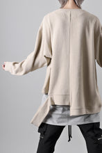 画像をギャラリービューアに読み込む, A.F ARTEFACT ASYMMETRY LOOP HEM TOP / COPE KNIT JERSEY (BEIGE)