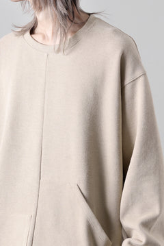 画像をギャラリービューアに読み込む, A.F ARTEFACT ASYMMETRY LOOP HEM TOP / COPE KNIT JERSEY (BEIGE)