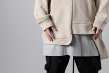 画像をギャラリービューアに読み込む, A.F ARTEFACT ASYMMETRY LOOP HEM TOP / COPE KNIT JERSEY (BEIGE)