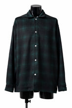Load image into Gallery viewer, A.F ARTEFACT CHECK SHIRT / PEWO WOVEN (BLACK x KHAKI)