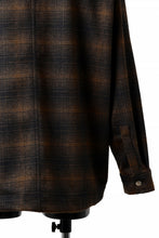 Load image into Gallery viewer, A.F ARTEFACT CHECK SHIRT / PEWO WOVEN (BLACK x ORANGE)