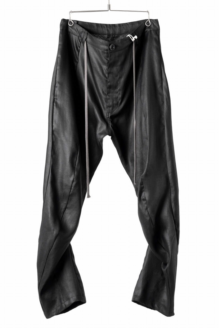 パンツ A.F ARTEFACT / 24SS CURVED LONG PANTS A.F ARTEFACT CURVED LONG PANTS / LINEN TWILL (BLACK)の商品