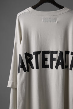 Load image into Gallery viewer, A.F ARTEFACT LAYERED LONG SLEEVE TOPS / PRINT TYPE-A (IVORY)