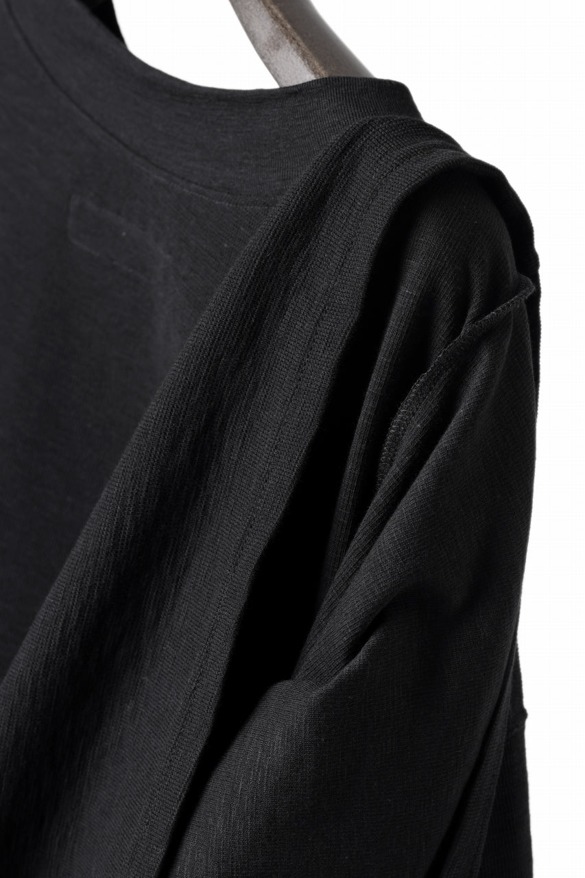 A.F ARTEFACT JUMBO TEE / SUMMER SURF KNIT JERSEY (BLACK)