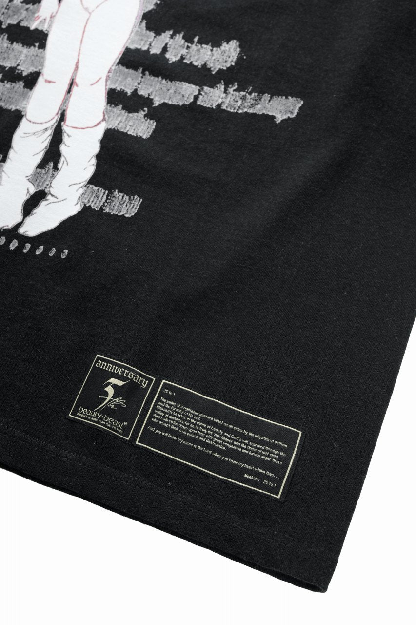 画像をギャラリービューアに読み込む, beauty:beast × IWG ESS GRAPHIC PRINT TEE / 9.1oz MAGNUM (TINK / SUMI BLACK)
