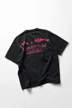 画像をギャラリービューアに読み込む, beauty:beast × IWG ESS GRAPHIC PRINT TEE / 9.1oz MAGNUM (TINK / SUMI BLACK)