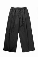 F/CE. TECH KERSEY WIDE DRAPE TROUSER (BLACK)