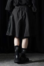 画像をギャラリービューアに読み込む, F/CE. MESH LAYERED WIDE SHORT PANTS (BLACK)