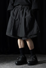 画像をギャラリービューアに読み込む, F/CE. MESH LAYERED WIDE SHORT PANTS (BLACK)