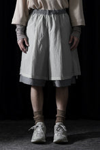 画像をギャラリービューアに読み込む, F/CE. MESH LAYERED WIDE SHORT PANTS (Gray)