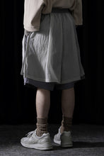 画像をギャラリービューアに読み込む, F/CE. MESH LAYERED WIDE SHORT PANTS (Gray)