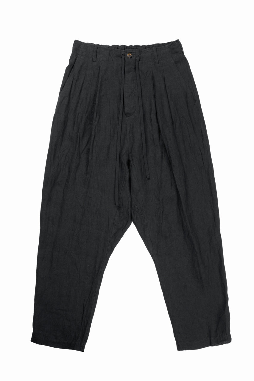 画像をギャラリービューアに読み込む, forme d'expression 2Tucked Sarouel Pants / GBMB (Black)