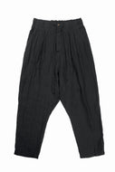 forme d'expression 2 Tucked Sarouel Pants / GBMB (Black)