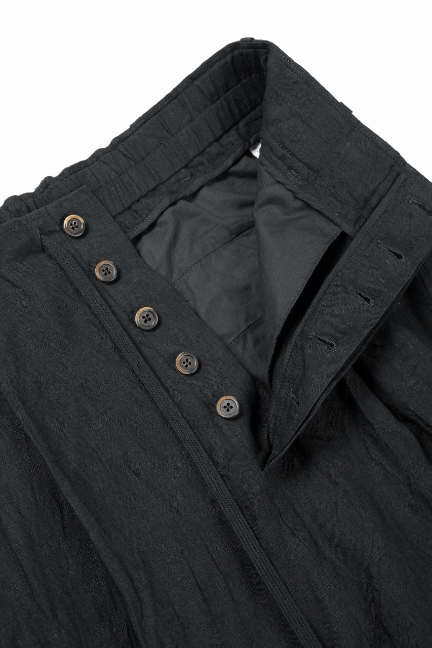 画像をギャラリービューアに読み込む, forme d'expression 2Tucked Sarouel Pants / GBMB (Black)