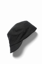 画像をギャラリービューアに読み込む, forme d'expression Field Cap / F02B (Washed Black)