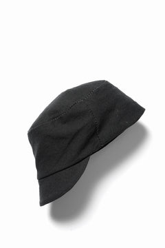 画像をギャラリービューアに読み込む, forme d'expression Field Cap / F02B (Washed Black)