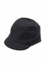 画像をギャラリービューアに読み込む, forme d'expression Field Cap / F02B (Washed Black)