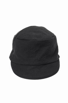 画像をギャラリービューアに読み込む, forme d'expression Field Cap / F02B (Washed Black)