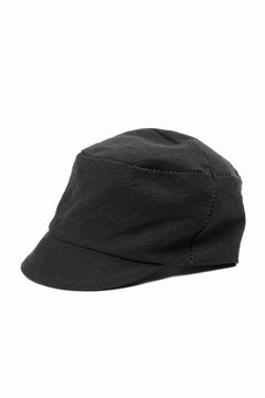 画像をギャラリービューアに読み込む, forme d'expression Field Cap / F02B (Washed Black)