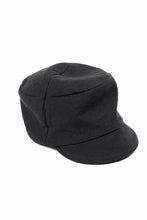 画像をギャラリービューアに読み込む, forme d'expression Field Cap / F02B (Washed Black)