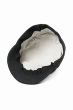 画像をギャラリービューアに読み込む, forme d'expression Field Cap / F02B (Washed Black)
