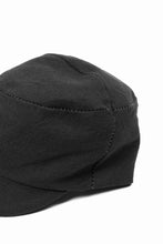 画像をギャラリービューアに読み込む, forme d'expression Field Cap / F02B (Washed Black)