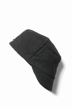 画像をギャラリービューアに読み込む, forme d'expression Field Cap / F02B (Washed Black)