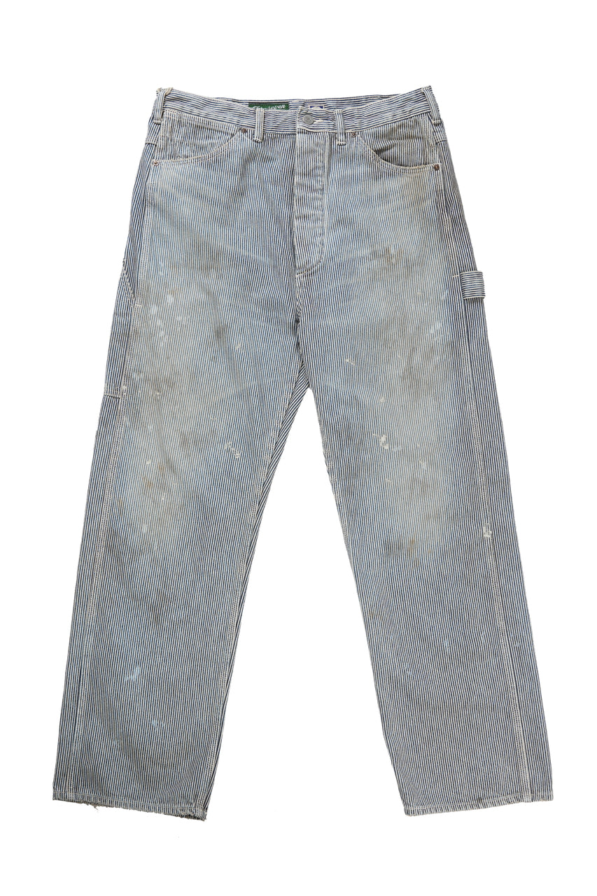 画像をギャラリービューアに読み込む, FULLCOUNT x N/07 x LOOM exclusive STRAIGHT PAINTER TROUSERS (HICKORY STRIPE)