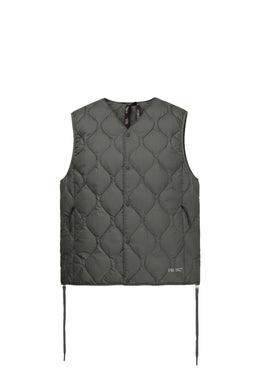 F/CE. x TAION® PACKABLE INNER DOWN VEST (OLIVE GRAY)