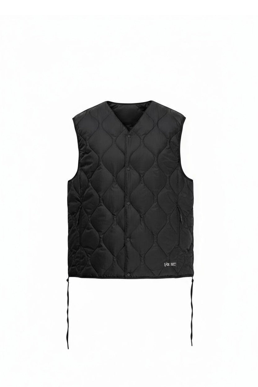 F/CE. x TAION® PACKABLE INNER DOWN VEST (BLACK)