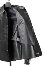 画像をギャラリービューアに読み込む, ierib exclusive Shirt Jacket / Saddle Leather (BLACK)