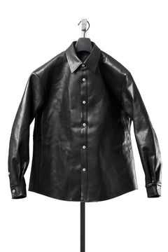 画像をギャラリービューアに読み込む, ierib exclusive Shirt Jacket / Saddle Leather (BLACK)