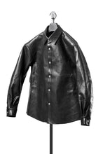 画像をギャラリービューアに読み込む, ierib exclusive Shirt Jacket / Saddle Leather (BLACK)