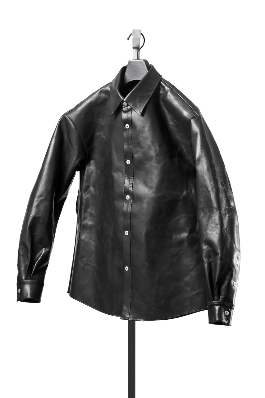 画像をギャラリービューアに読み込む, ierib exclusive Shirt Jacket / Saddle Leather (BLACK)