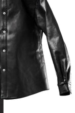 画像をギャラリービューアに読み込む, ierib exclusive Shirt Jacket / Saddle Leather (BLACK)