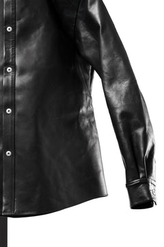 画像をギャラリービューアに読み込む, ierib exclusive Shirt Jacket / Saddle Leather (BLACK)