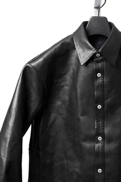 画像をギャラリービューアに読み込む, ierib exclusive Shirt Jacket / Saddle Leather (BLACK)