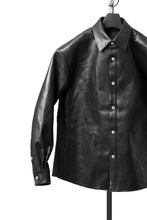 画像をギャラリービューアに読み込む, ierib exclusive Shirt Jacket / Saddle Leather (BLACK)