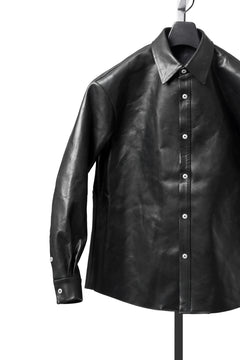 画像をギャラリービューアに読み込む, ierib exclusive Shirt Jacket / Saddle Leather (BLACK)