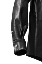 画像をギャラリービューアに読み込む, ierib exclusive Shirt Jacket / Saddle Leather (BLACK)