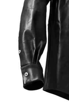 画像をギャラリービューアに読み込む, ierib exclusive Shirt Jacket / Saddle Leather (BLACK)