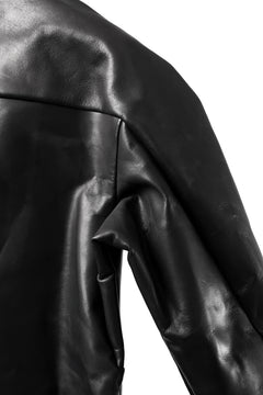画像をギャラリービューアに読み込む, ierib exclusive Shirt Jacket / Saddle Leather (BLACK)