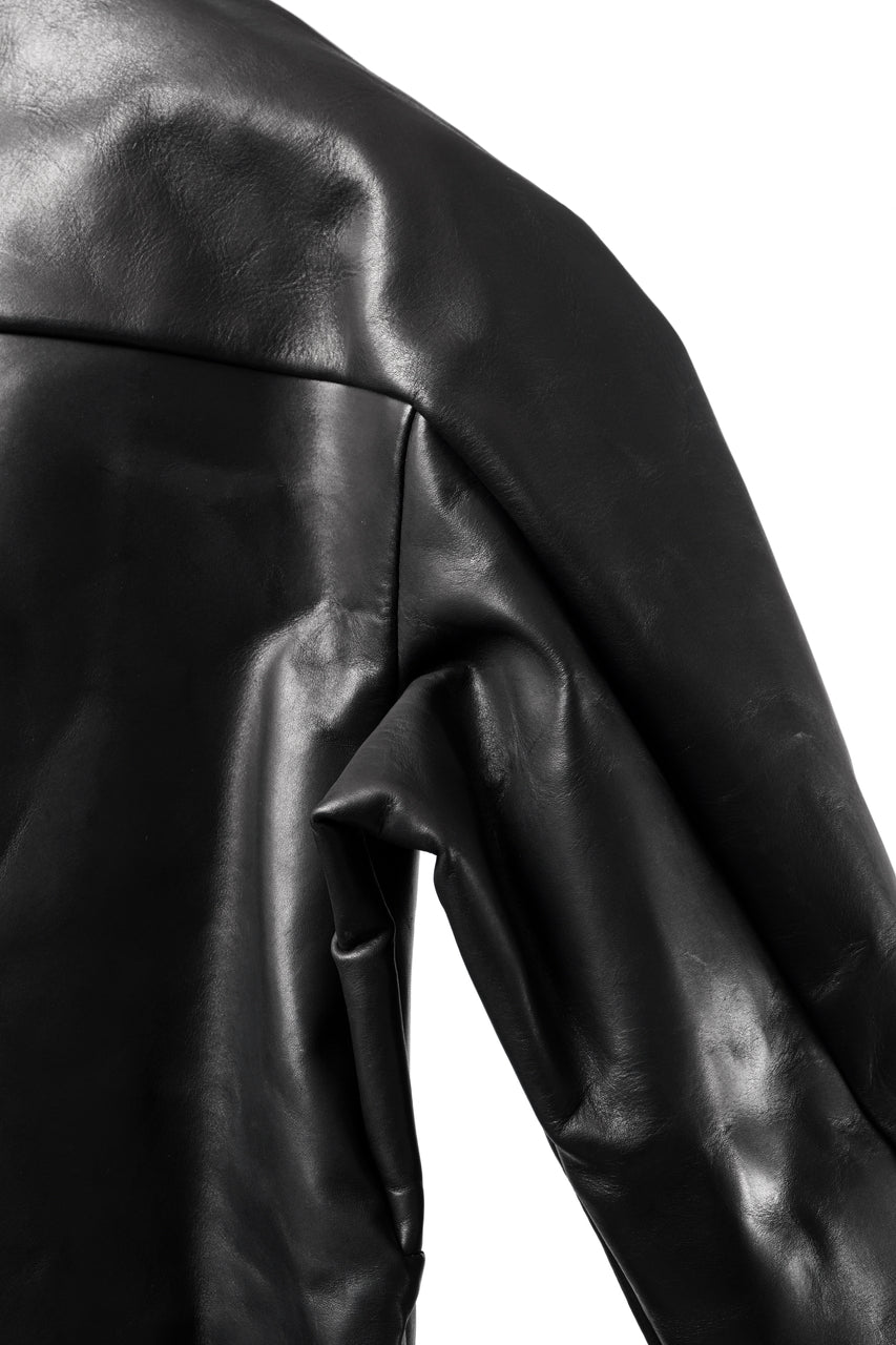 画像をギャラリービューアに読み込む, ierib exclusive Shirt Jacket / Saddle Leather (BLACK)