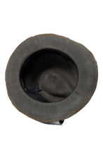 Load image into Gallery viewer, ierib × triangles hat "BURNED FEDORA" / WOOL FELT (GREIGE)