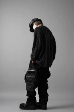 画像をギャラリービューアに読み込む, TARO HORIUCHI / th products Color Nep Mole Knit Pullover (black)