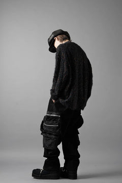 画像をギャラリービューアに読み込む, TARO HORIUCHI / th products Color Nep Mole Knit Pullover (black)
